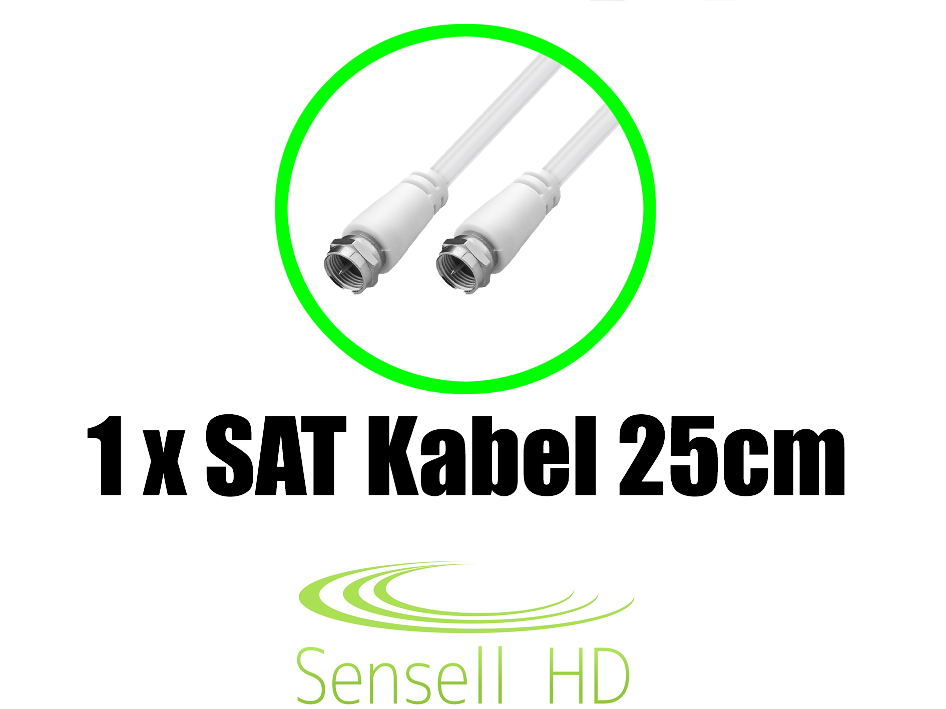 2-fach TV Verteiler Set Kabel Koax Adapter Splitter BK Kabel-TV DVB-C ...